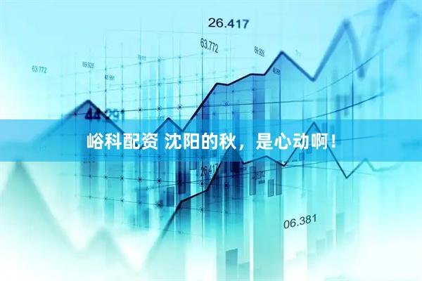 峪科配资 沈阳的秋，是心动啊！